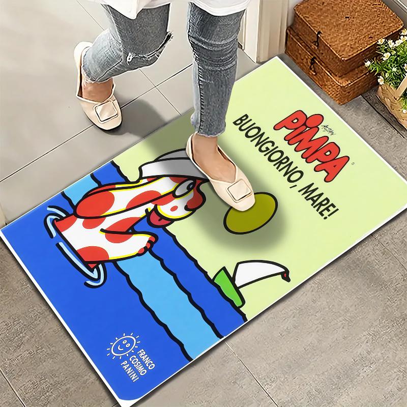 Pimpa Carpet Rug for Living Room Bedroom Home Sofa Decoration,Kids play Nonslip Floor Mat