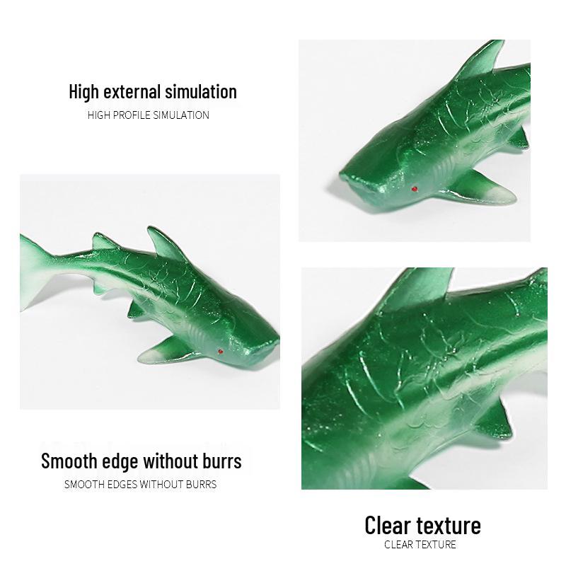 Ocean Animal Bath Toys Set: Shark, Lobster, Seahorse, Crab