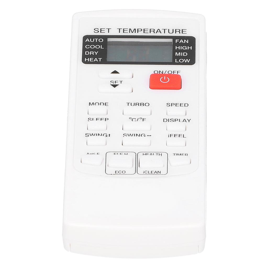 ABS Air Conditioner Remote Control Replacement Accessory Fit for AUX YKRH 102E White