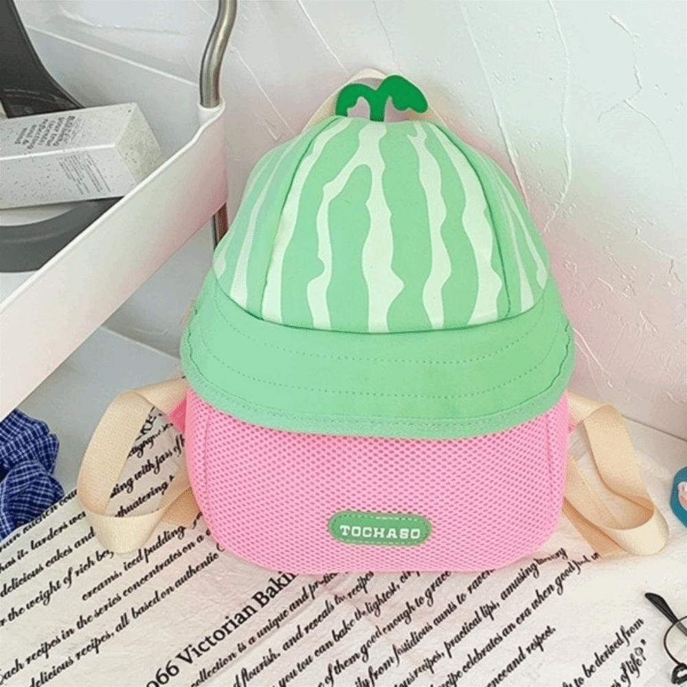 Strawberry Children Backpack Fruit Students School Bag Storage Bag Cartoon Daypack  Girls