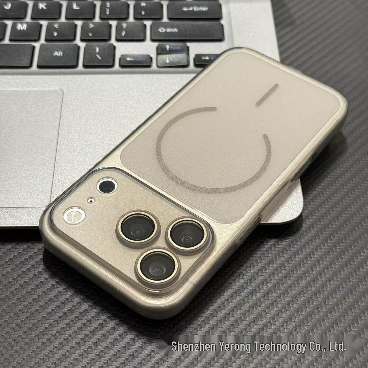 

iPhone 17 Pro Max Skin-Feel Matte Case with Lens Film - Semi-Transparent Drop-Proof Protective Cover iPhone 16 Pro