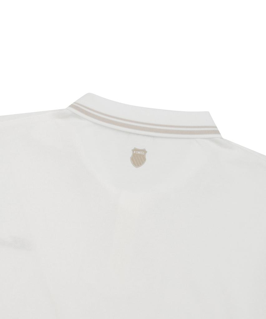 K-SWISS K Loose Short Sleeve Polo Tee_1Kspsmv901Wh