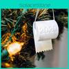 Unique 2020 Christmas Toilet Paper Roll Tree Ornament Special Pendant For Decor