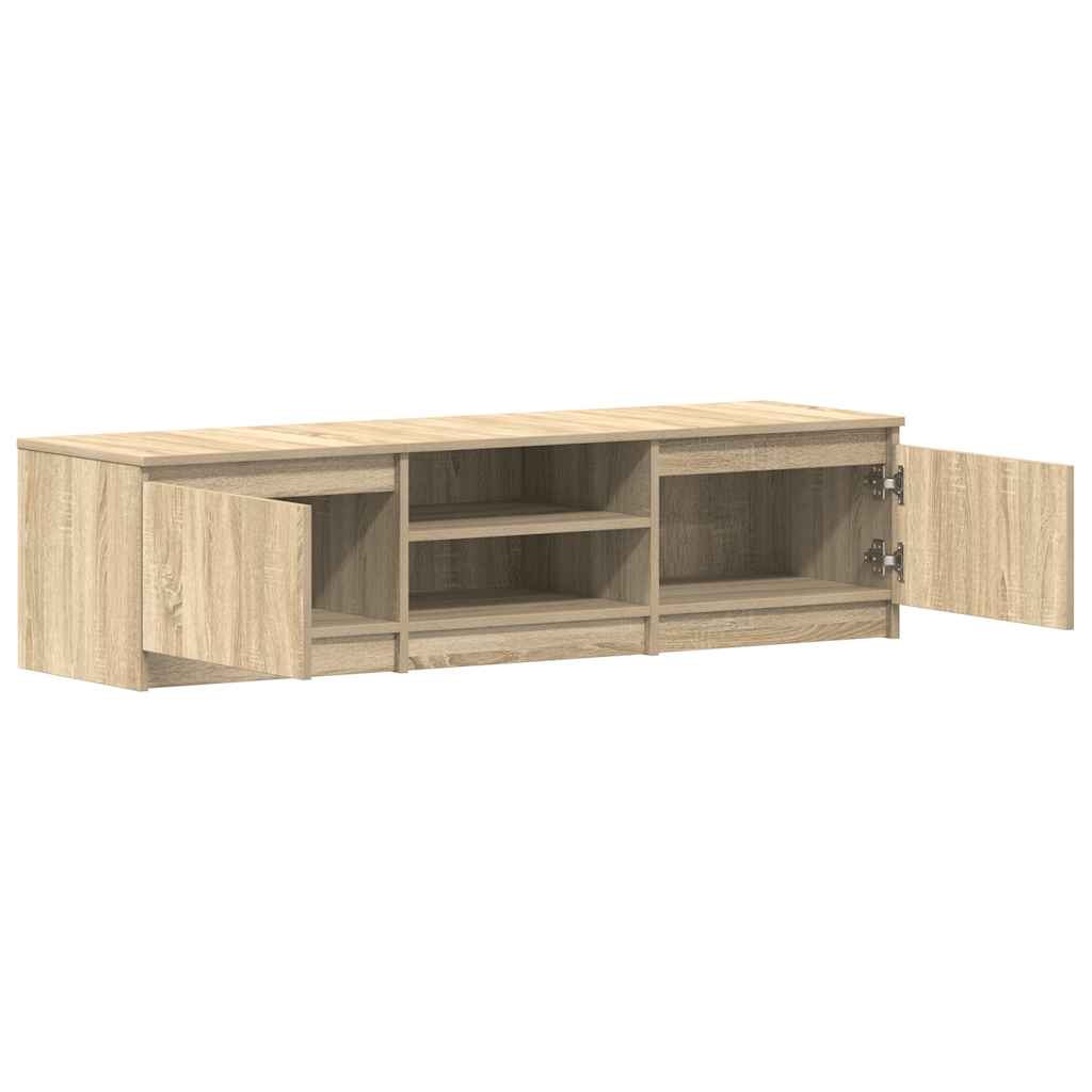vidaXL TV-Schrank Sonoma-Eiche 140x40x35,5 cm Holzwerkstoff