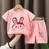 Set Tuta Sportiva Estiva da Bambino con Stampe di Cartoni Animati per Bambini Piccoli