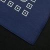 Trifong bandana navy paisley 100% cotton 55cm x 55cm