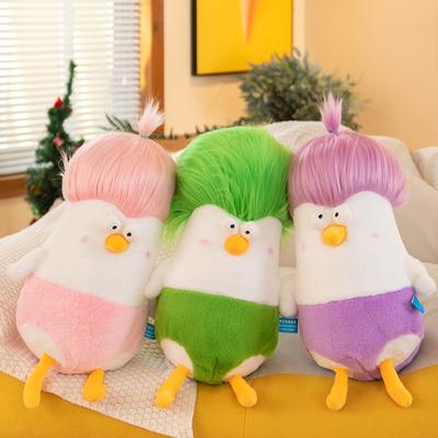 Cartoon Chicken with A Headshot - Plush Toy, Children's Comfort Gift, Claw Machine Doll, Gift Toy, Little Rooster Doll