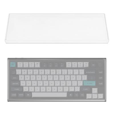 Geekria Knob Keyboard Dust Cover Clear Acrylic Keypad Cover for 84 Keys Computer Keyboard Compatible with Keychron Q1 Q1 Q1 Keychron V1 AULA F75 F75