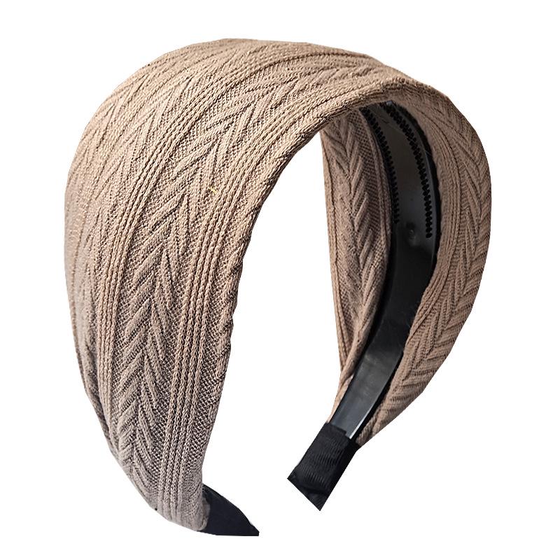 Cross-Border Wide Headband: Non-Slip Women's Hair Cover for White Hair and Baby Hair