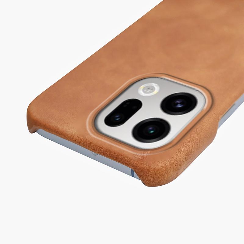 Sheepskin Leather Magnetic Wireless Charging Case For OPPO Find X9 Pro Frameless Shockproof Hard Cover For Find X9 X9Pro