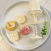 Dessert Molds Flower Fish Shape Cake Molding Cake Pressing Molds ABS Texture Present for Professional Baking People