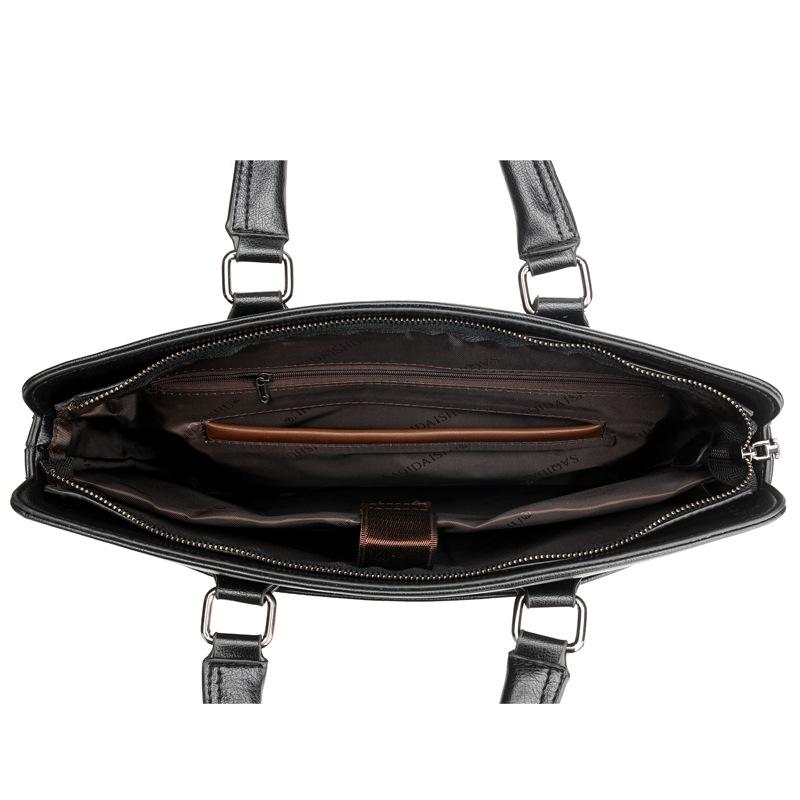 Herren Business Aktentasche Große Kapazität Schulter Schräge Spanne Handtasche Lässige Computer Tasche