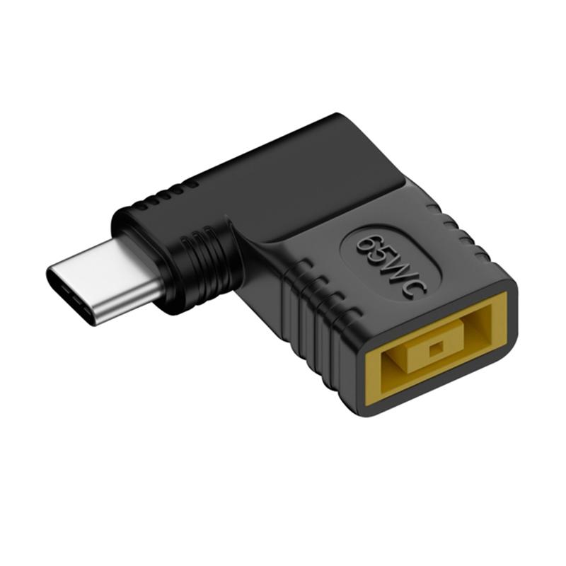 

Адаптер живлення 65 Вт DC Квадратний до USB Type-C PD Конвертер з гнізда на штекер для мобільного телефону/планшета/ноутбука As Shown A