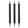 3Pcs Mechanical Carpenter Pencil 5.6mm Scribing Tool Marker Set Kit for Woodworking Black