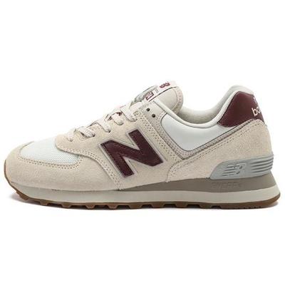 574 Moonbeam Borgogna Sneakers da Donna Panna WL574RCF