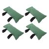 Flood Sand Bag Thickened Reusable Zipper Closure Flood Barrier Sandbag for Door Window Flood Control 4pcs Green