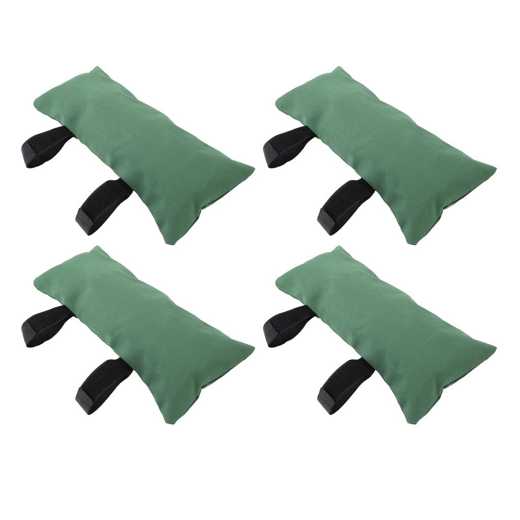 Flood Sand Bag Thickened Reusable Zipper Closure Flood Barrier Sandbag for Door Window Flood Control 4pcs Green