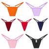 Heart Buckle Sexy G-String Low Waist Traceless Briefs Comfortable Bow Thong  Women