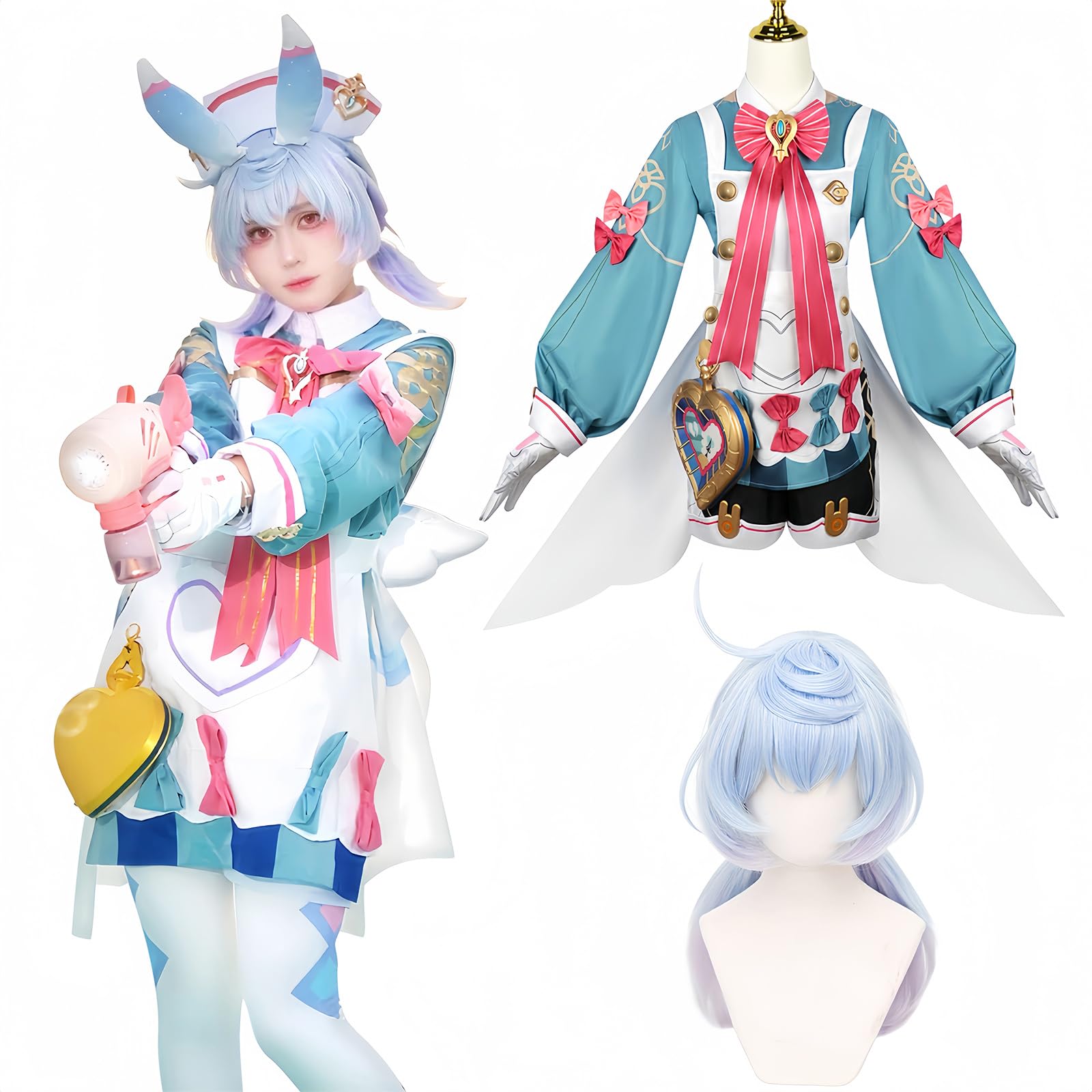 

Genshin Impact Косплей Сигвин Косплей Костюм Сигвин Genshin Impact Медсестра Дочь Дракона [NOKIJP] (Сигвин, С)