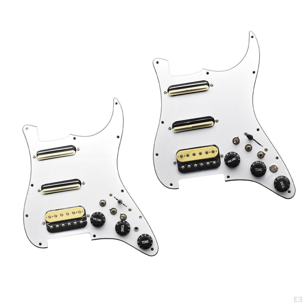 Electric Guitar Pickguard Pre-wired Loaded Easy Installation,