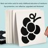 1 Set Early Education Toy For Nerborns Black White Flash Cards High Contrast Visual Stimulation Colour Cards Baby Montessori Toy