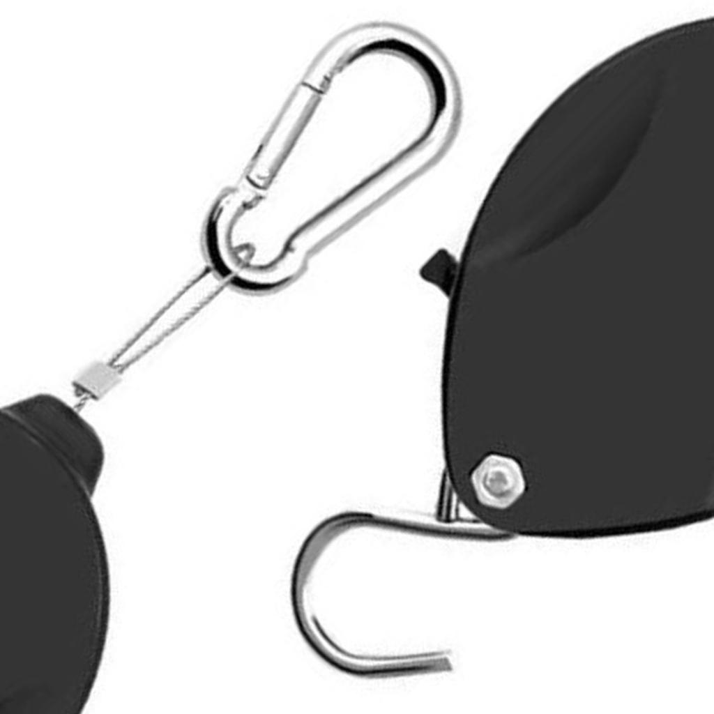 Steel Wire Telescopic Pulley Hanging Basket Pull-down Sling Garden Plant Flowerpot Hook