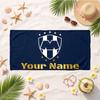 Club De Fútbol Monterrey (14) Custom Name Beach Towel Soft Towel Gift for Beach Pool Swimming Vacation
