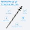 2 Pack Titanium Alloy Replacement Nibs Compatible with Galaxy Z Fold 4/3 S Pen and S Pen Pro Stylus Pen, No Wear Out Replacement Pencil Tips fits for