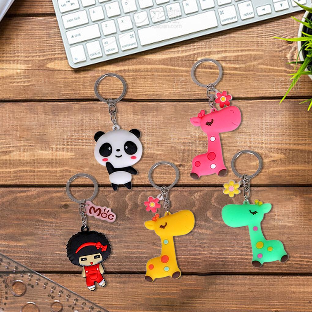 Schlüsselanhänger Gummi Dekoration Tragbar Schlüsselring Dekorative Hängende Handtasche Anhänger Zubehör Kette Schultasche Schüler Schlüssel