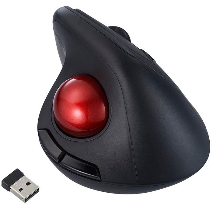 Digio2 Trackball Mouse Wireless Ergonomic Silent 5-Button Optical Black Z1250