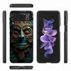 Aztec Maya Stone Phone Case For Samsung Z Flip 6 7 5G Z Flip 5 Galaxy Z Flip 3 4 5G ZFlip Shockproof Hard Cover TPU PC Coque Cap