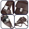 Large Capacity Men's Crossbody Bag  PU Leather Sling Pouch, Chest Bag,for Phone, Wallet & Keys, Outdoor & Daily Commute
