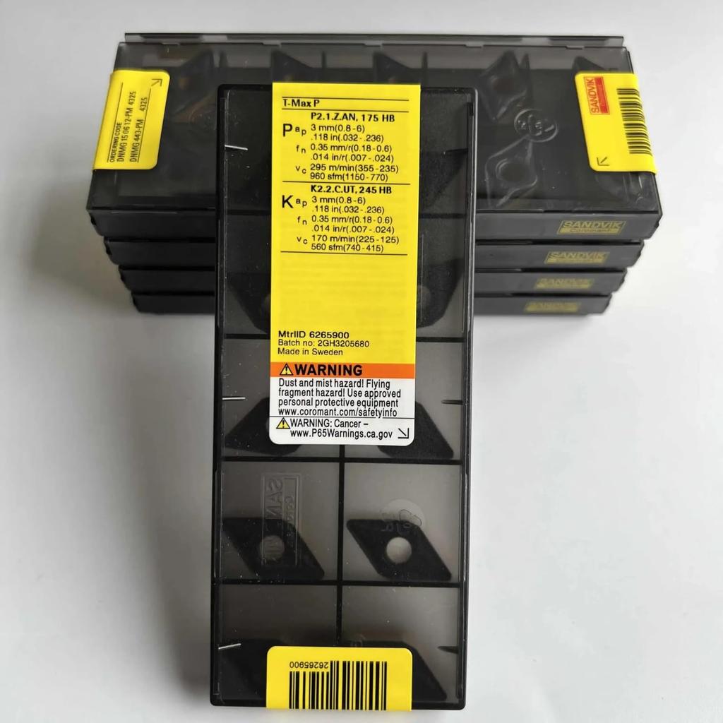 Original Sandvik / DNMG150612-PM 4325 / CNC Lathe Carbide Blade 10 PCS