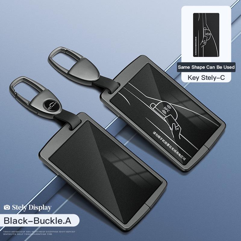 BYD Key Case for Tang DM/MAX/Song Pro/Qin PLUS/Yuan Cars - Full Wrap Shell Buckle