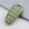 4/5/6/7 Buttons Gold Edge TPU Remote Key Fob Case Cover for 2020-2021 Hyundai Sonata Nexo DN8 Santa Fe TM Tucson NX4 Staria Ioniq