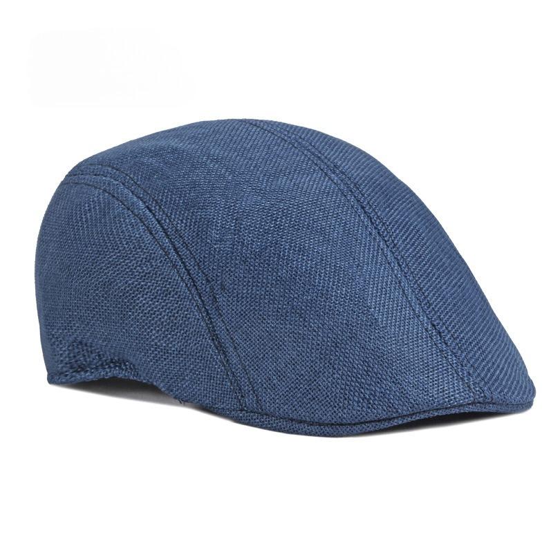 Men's Flat Cap Classic Ivy Cap Breathable Summer Cabbie Hat Lightweight Vintage Driving Gatsby Newsboy Hat