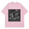 Funny Dog Playing Pool Meme Tshirt Summer Unisexs And Unisexs Fashion Hiphop Tshirts Comfort Cotton Casual Tshirts Streetwear