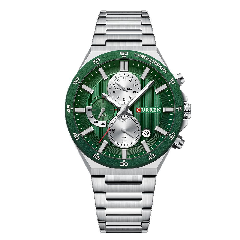 CURREN Karuien 8481 Men's Steel Band Chronograph Quartz Sports Watch