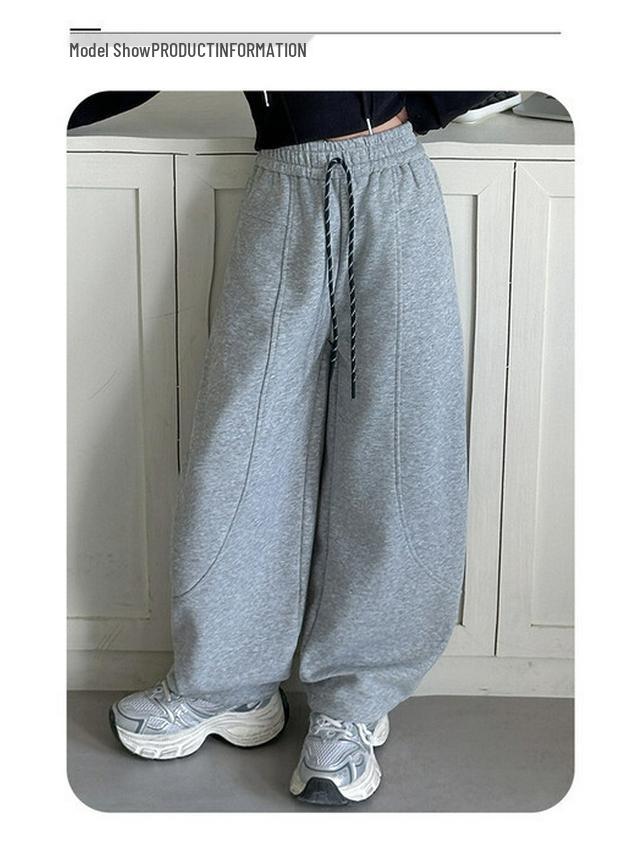 Mädchen Fleece-gefütterte Bananen-Jogginghose für Herbst/Winter - Trendy, Dicke Sportbekleidung für ältere Kinder und Teenager