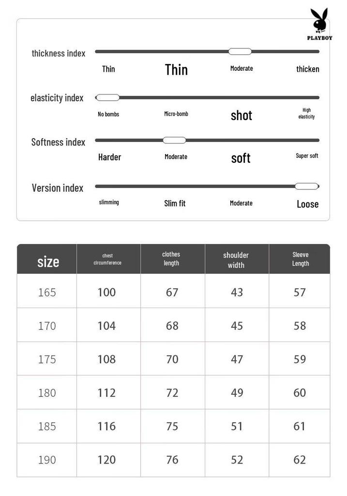PLAYBOY Men's Pure Cotton Long Sleeve Polo Shirt