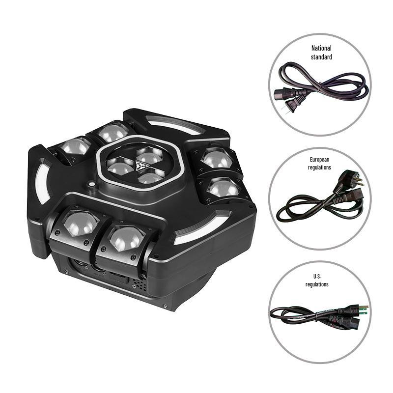 

God of War Rotating Stage Light - Sound-Controlled Moving Head for KTV, Bar, Party Atmosphere. American Standard