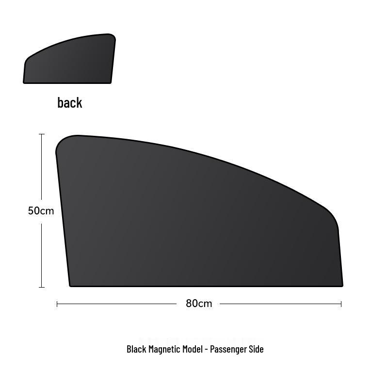 Car Window Sunshade and Privacy Curtains - UV Protection and Heat Insulation