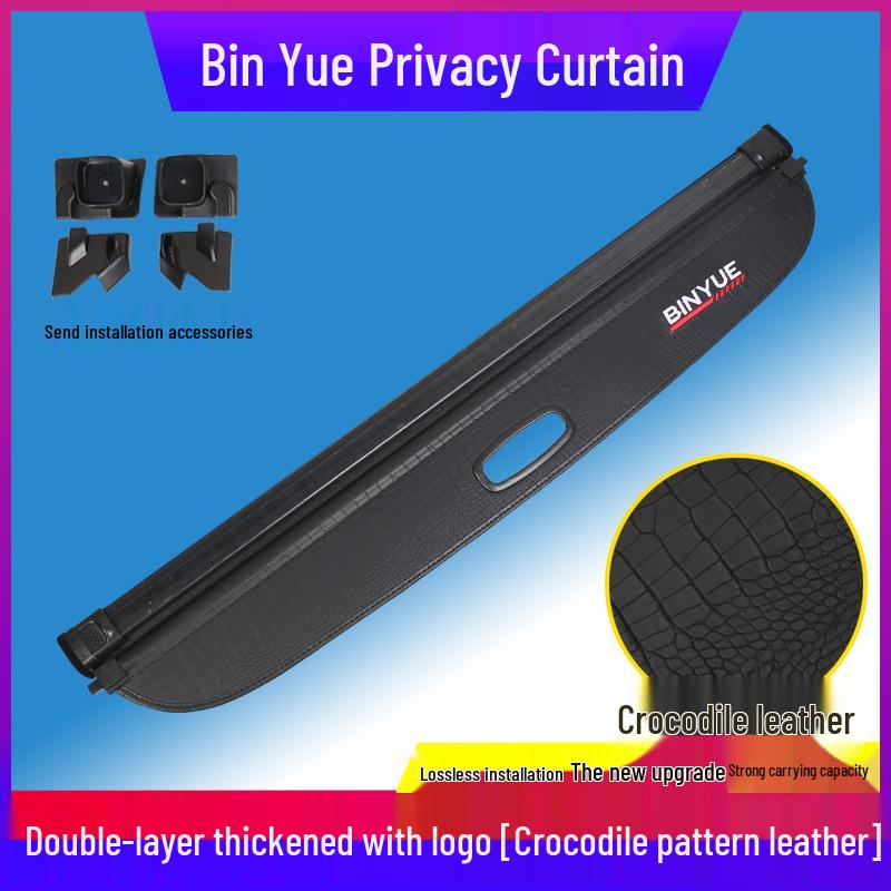 Cargo Cover and Trunk Partition for 24 Geely Models: Boyue L, Atlas, X Bin Yue, Vision X6, Haoyue PRO