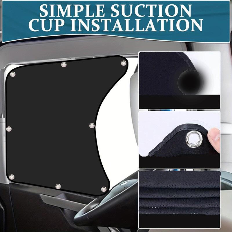 Vehicle Sunshade Heat Insulation Sun Visor – Car, Truck, Side Windows Blackout