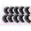 Thick Cross Glue Included Natural Long  Eye Lash Extension False Eyelashes 3D Soft Mink Hair