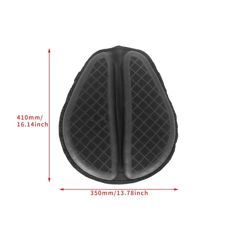Motorcycle seat cushion shock absorption decompression gel honeycomb 3D comfortable universal motorcycle seat cushion