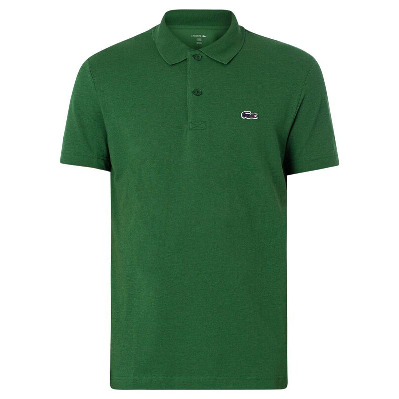Lacoste Polo Shirt - Men's Polo Shirt Cotton Green DH5522-132 Regular-Fit ORIGINAL