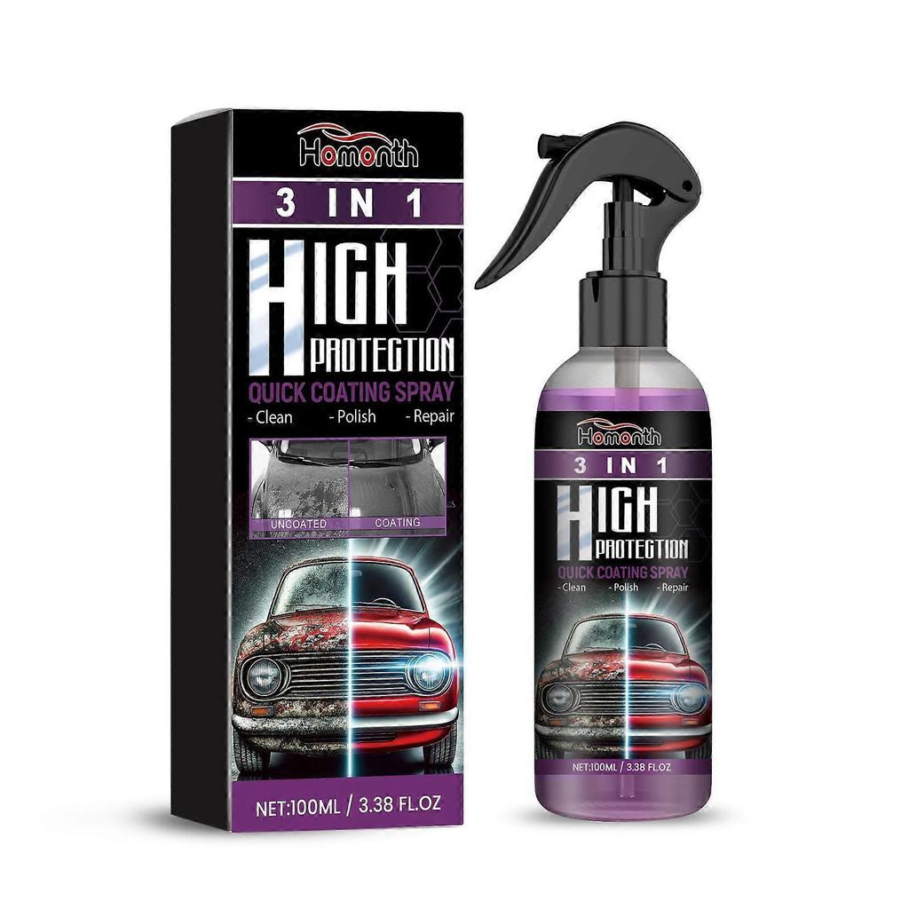 Limited time!!Homonth High-Protection 3-In-1 Coating Spray Long-Lasting Oil, Water, And Stain Resistant Cleaning And Care