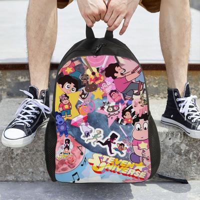 Steven Universe Backpack Hot Sale Daypack Large Capacity Kids BookBag School Bag Shoulder Bags for Men Women