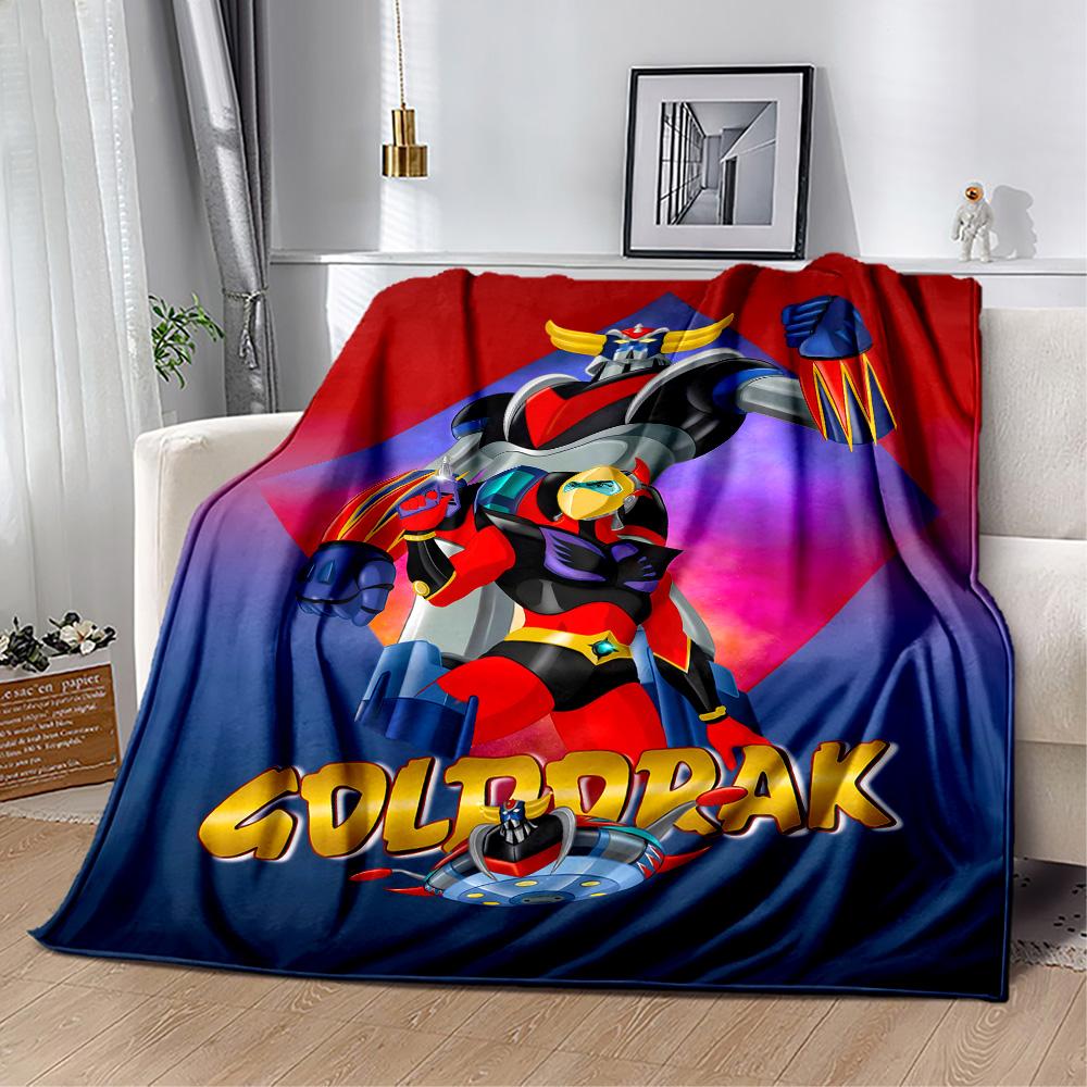 Giant Robot Adventure Flannel Blanket-Soft and Suitable for Sofas,Beds,Offices,Travel,All Seasons,Great Gift for Holidays and Birthdays.
